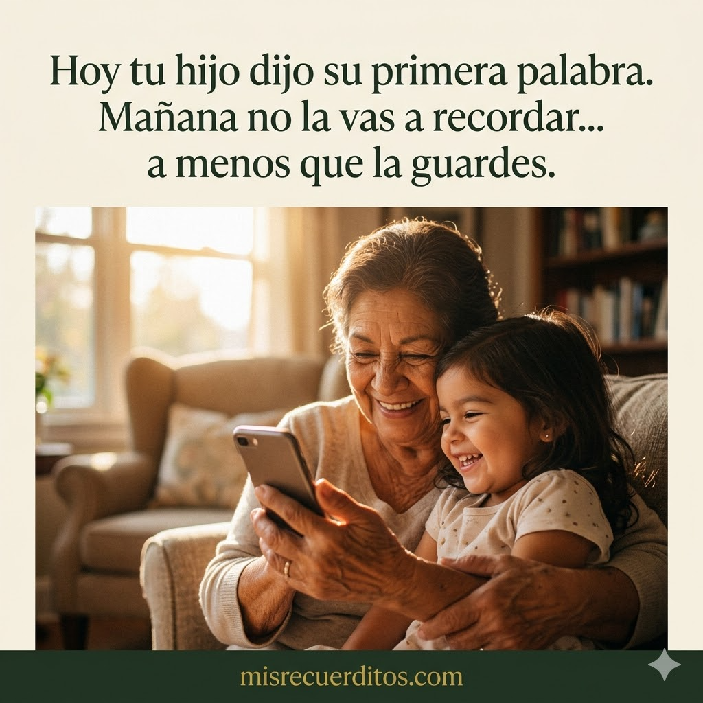Hoy tu hijo dijo su primera palabra